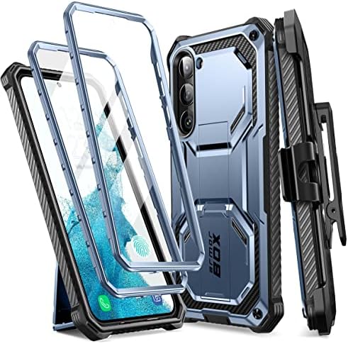 samsung Galaxy S23 Plus Kılıf için Tasarlanmış i-Blason Zırh Kutusu Kickstand ve Kemer Klipsi Kılıflı 6.6, [Ekstra