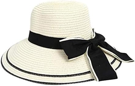 Kadın Geniş Ağız Hasır Şapkalar İlmek Plaj Kap Hasır Şapkalar Kadın Disket Katlanır güneş şapkası Yaz Geniş Ağız Beyzbol