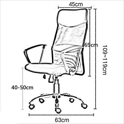 Ygqbgy Çalışma / ofis koltuğu Oyun Koltuğu Pc oyuncu sandalyesi Döner Ofis Mobilyaları Korkuluklu fileli sandalye