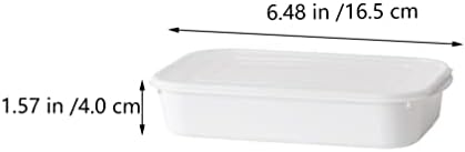 HEMOTON Mini Buzdolabı 4 adet Gıda Saklama kapaklı konteyner Plastik Gıda Saklama Kabı Mühürlü sızdırmaz Gıda Kabı