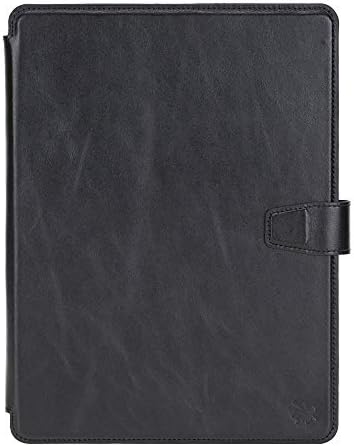 Venito Parma Sihirli Tablet Cüzdan ile Uyumlu iPad 10.2, 2019 (7th Nesil) - El yapımı Deri Folio Standı Kılıf (Rustik