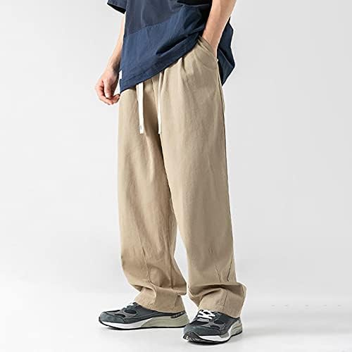 MIASHUI Rahat eşofman altları İş rahat pantolon erkek Fonksiyonel Rüzgar Pilili Gevşek Tayt günlük erkek pantolonları