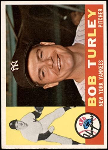 1960 Topps 270 Bob Turley New York Yankees (Beyzbol Kartı) ESKİ / MT + Yankees