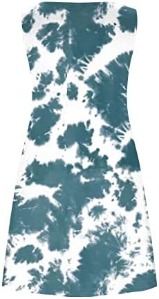 Yaz elbisesi Kadınlar için 2023 Plaj Tankı Elbise Çiçek T-Shirt Sundress Casual Cepler Boho Elbise