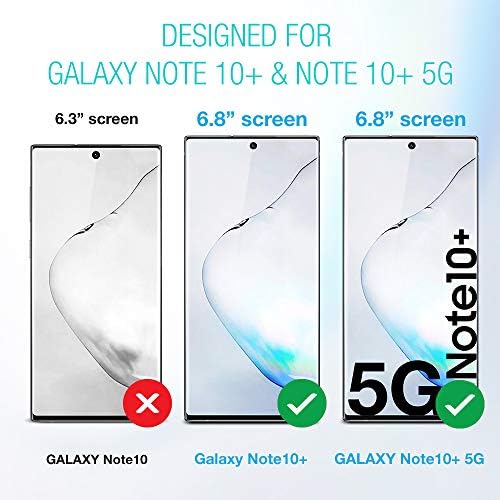 XClear 3 Paket Ekran Koruyucu için Tasarlanmış Galaxy Note 10 Artı / Not 10 Artı 5G (2019) [Vaka Dostu] TPU Film Çizilmez