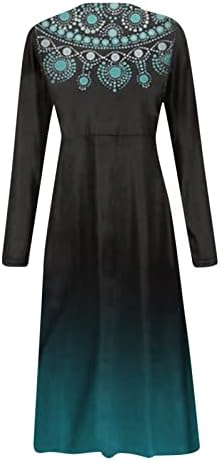 NOKMOPO Elbiseler Kadınlar için 2022 kadın Sonbahar ve Kış Rahat İnce Uzun Kollu Düz Renk Yünlü Kumaş Elbise