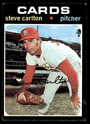1971 Topps 55 Steve Carlton St. Louis Kardinalleri (Beyzbol Kartı) ESKİ Kardinaller