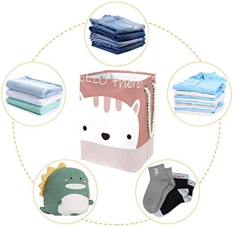Çamaşır Sepeti Güzel Kedi Merhaba Katlanabilir çamaşır sepetleri Firma çamaşır kutusu giysi saklama Organizasyon Banyo