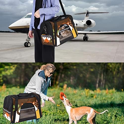 Evcil hayvan taşıyıcı, Yumuşak Taraflı Konfor Taşınabilir Katlanabilir Seyahat evcil hayvan çantası, Merhaba Tilki