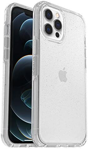 OtterBox SİMETRİ TEMİZLE SERİSİ iPhone için kılıf 12 Pro Max-STARDUST (GÜMÜŞ PUL / TEMİZLE)