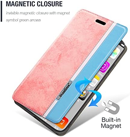 Shantime için Umıdıgı A13 Pro Max 5G Durumda, moda Renkli Manyetik Kapatma açılır deri kılıf Kapak için kart tutucu