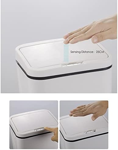 CZDYUF Otomatik Fotoselli Akıllı İndüksiyon Hareket Sensörü Mutfak çöp tenekesi Geniş Açılış Sensörü