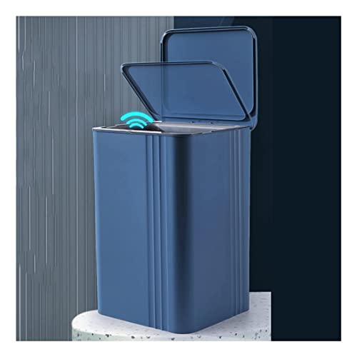 GENİGW Mutfak Otomatik akıllı sensörlü çöp kovası Can Su Geçirmez / çöp kutusu için Ev WC Akıllı çöp tenekesi (Renk: