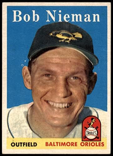 1958 Topps 165 Bob Nieman Baltimore Orioles (Beyzbol Kartı) ESKİ Orioles