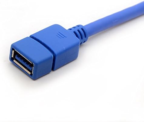 BSHTU 50 cm USB 3.0 uzatma Kablosu sol sağ açı 90 derece Adaptör Tip A Erkek Kadın Yüksek hızlı bağlantı Süper hızlı