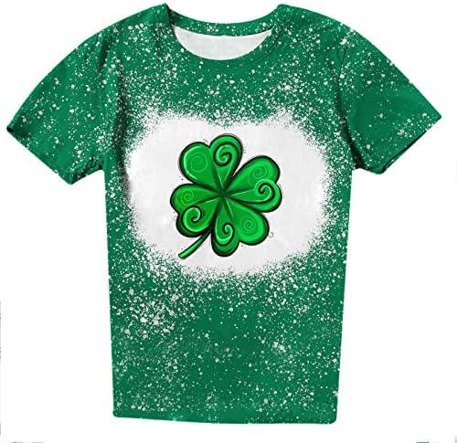 Aziz patrick Günü Gömlek Kadınlar için Shamrock Grafik Ağartılmış Tees St patty'nin Şanslı T-Shirt İrlandalı Üstleri