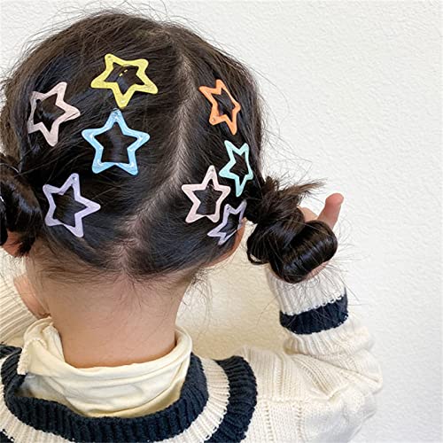 Yıldız Saç Klipleri Kızlar için-40 Adet Sevimli Mini Saç Takı-Yıldız Yapış Saç Klipleri Saç Tokalarım saç aksesuarları