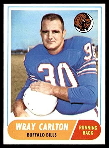 1968 Topps 97 Wray Carlton Buffalo Bills (Futbol Kartı) NM Bills Duke