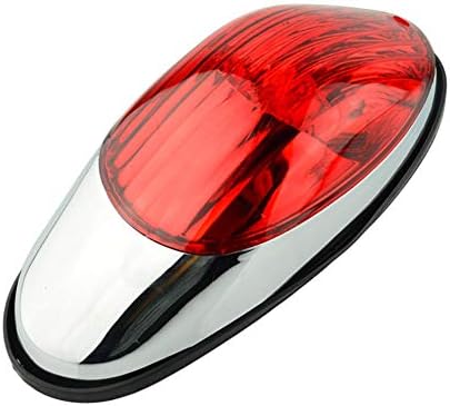Beautyexpectly Kırmızı Lens Scooter Parçaları Motosiklet uyarı sinyal ışığı Motosiklet fren lambası Yan Montaj Plakası
