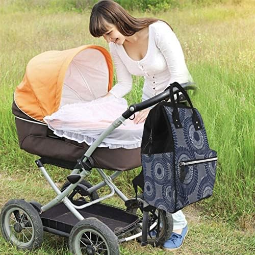 Anne için bebek bezi çantası, Bebek Sırt Çantası Nappy Sırt Çantası Çok Fonksiyonlu Su Geçirmez Nappy Seyahat Sırt