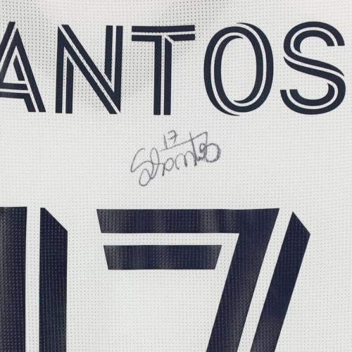 Sergio Santos Philadelphia Union İmzalı Maç - 2020 MLS Sezonundan İkinci El 17 Beyaz Forma-İmzalı MLB Formaları