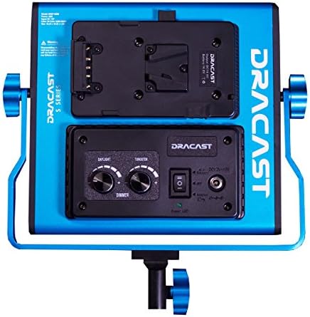Dracast DRASP-LK-2X500D Günışığı LED500 Video paneli 2-ışık kiti, mavi