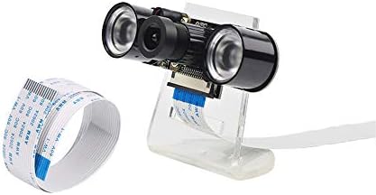 Taidacent OV5647 Ahududu Pi Sıfır 2 / 3B/3B+ / 4B Kamerası HD Kızılötesi Gece Görüş Kamera 500W Piksel Ayarlanabilir