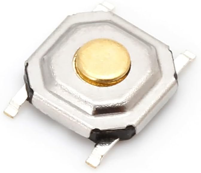 85AC 100 x Su Geçirmez Mikroswitch Dokunsal İnceliğini basmalı düğme anahtarı Anlık SMD 4 Pin