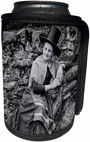 3dRose Vintage Sihirli Fener Slayt Galli Kız Geleneksel. - Şişe Sargısını Soğutabilir (cc-359070-1)