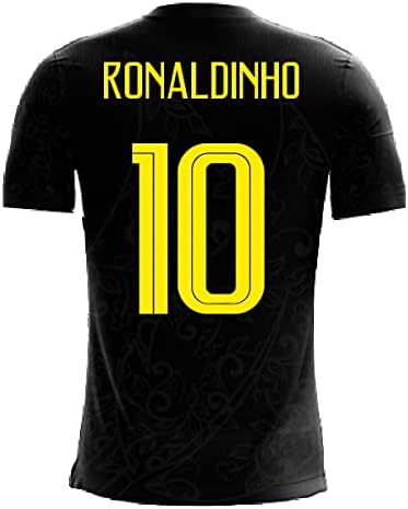 Airosportswear 2022-2023 Brezilya Üçüncü Konsept Futbol Futbol Tişört Forması (Ronaldinho 10)