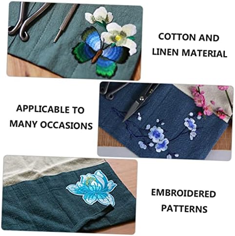 Abaodam 3 adet Budama Aracı Konteyner Bahçe Taşınabilir Depolama Araçları Çanta Ikebana Organizatör Çiçekçilik Profesyonel
