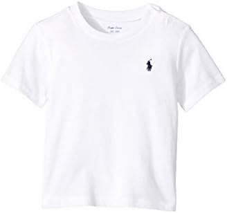 Polo Ralph Lauren Çocuklar Bebek Erkek pamuklu Jarse Ekip Boyun T-Shirt (Bebek)