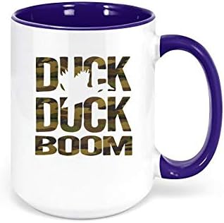 Ördek Ördek Boom Camo / Su Kuşları Kahve Fincanı / Ördek Avcılık Kupa / Yüceltilmiş Tasarım (SİYAH)