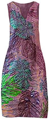 ıQKA Kadın Gömlek Elbise Çiçek Baskı Yaz Casual Gevşek Diz Boyu Mini Elbise Uzun / Kısa kollu Retro grafikli tişört