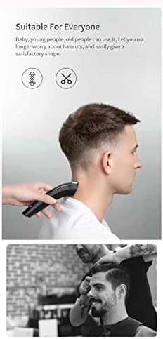 FZZDP Elektrikli Saç Kesme Erkekler için USB Şarj Edilebilir Profesyonel Saç Düzeltici Saç Kesme Makinesi Yetişkin