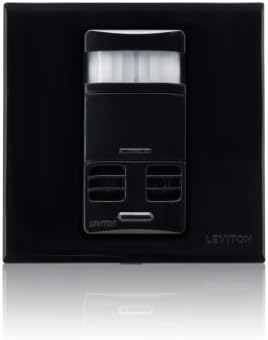 Leviton OSSMT-GFT 3'e 3, Başlık 24 Uyumlu, Ortam ışığı Geçersiz Kılma, Kendinden Ayarlı, Çok Teknolojili Duvar Doluluk