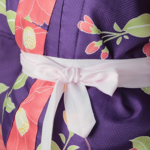 Kimono Koshihimo Kordon, Bel Kemeri - Polyester Muslin Pembe 3'lü set
