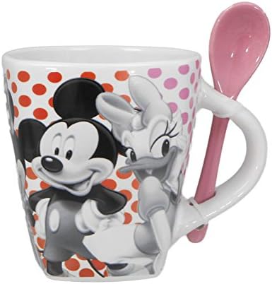 Disney Mickey Hayranları Kaşıklı Kupa